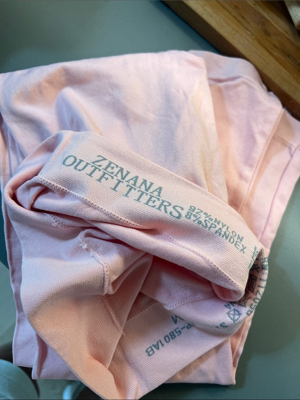 Zenana Outfitters Soft Pink Ladies small-medium Stretch Leggings